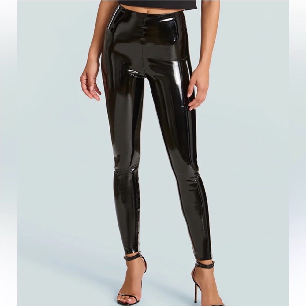 Commando Glossy Black Leggings